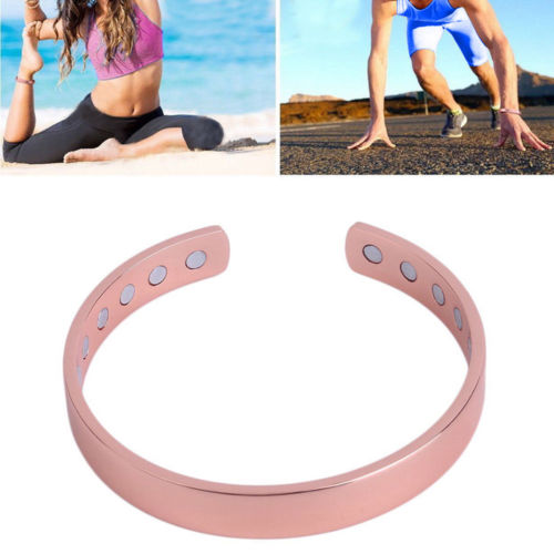 Copper Bracelets for Arthritis - Therapy Magnetic Bracelets for Men and  Women with 6 Powerful Magnets - Effective